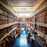 Firefly OVERVIEW COLLEGE LIBRARY WITH MANY INDIAN STUDENTS 21920